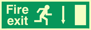 SQ666: fire exit - safety sign