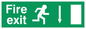 SQ666: fire exit - safety sign