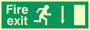 SQ666: fire exit - safety sign