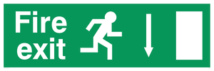 SQ666: fire exit - safety sign