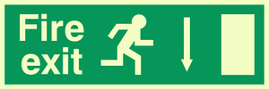 SQ666: fire exit - safety sign