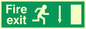 SQ666: fire exit - safety sign