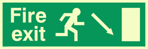 SQ667: fire exit - safety sign