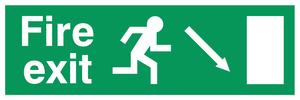 SQ667: fire exit - safety sign