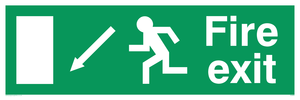 SQ668: fire exit - safety sign