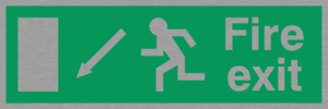 SQ668: fire exit - safety sign