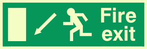 SQ668: fire exit - safety sign
