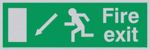 SQ668: fire exit - safety sign