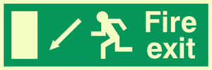 SQ668: fire exit - safety sign