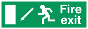SQ668: fire exit - safety sign