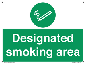 SS12841: Designated smoking area