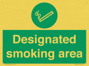 SS12841: Designated smoking area