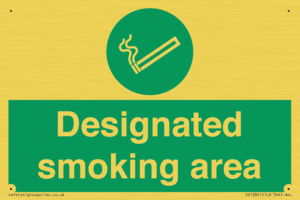 SS12841: Designated smoking area