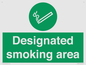 SS12841: Designated smoking area