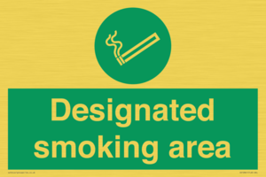 SS12841: Designated smoking area