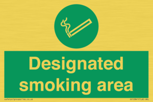 SS12841: Designated smoking area