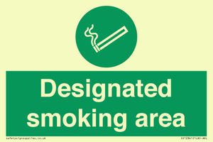 SS12841: Designated smoking area