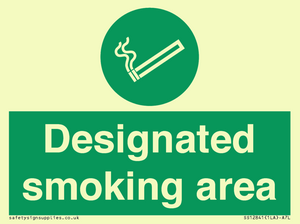 SS12841: Designated smoking area