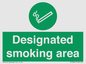 SS12841: Designated smoking area