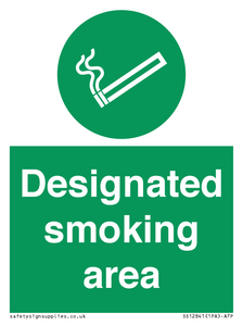 SS12841: Designated smoking area