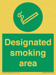 SS12841: Designated smoking area