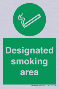 SS12841: Designated smoking area