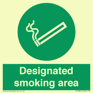 SS12841: Designated smoking area