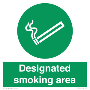 SS12841: Designated smoking area