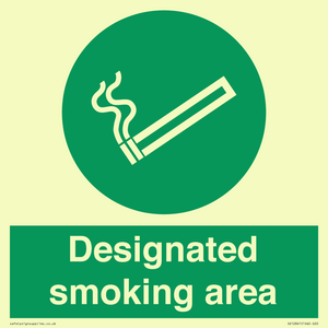 SS12841: Designated smoking area