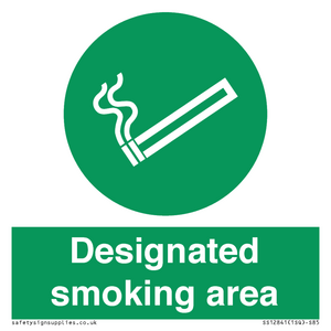 SS12841: Designated smoking area