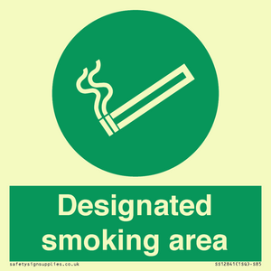 SS12841: Designated smoking area