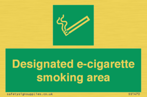 SS1470: Designated e-cigarette area