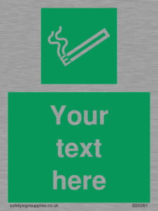 SS5261: Custom E-Cigarettes/Vaping Permited Sign