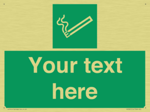 SS5261: Custom E-Cigarettes/Vaping Permited Sign