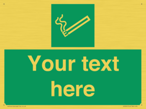 SS5261: Custom E-Cigarettes/Vaping Permited Sign