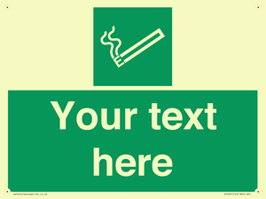 SS5261: Custom E-Cigarettes/Vaping Permited Sign