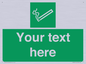 SS5261: Custom E-Cigarettes/Vaping Permited Sign