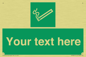 SS5261: Custom E-Cigarettes/Vaping Permited Sign