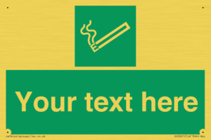 SS5261: Custom E-Cigarettes/Vaping Permited Sign