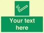 SS5261: Custom E-Cigarettes/Vaping Permited Sign