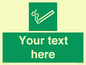 SS5261: Custom E-Cigarettes/Vaping Permited Sign