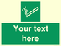 SS5261: Custom E-Cigarettes/Vaping Permited Sign