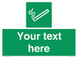 SS5261: Custom E-Cigarettes/Vaping Permited Sign
