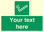 SS5261: Custom E-Cigarettes/Vaping Permited Sign