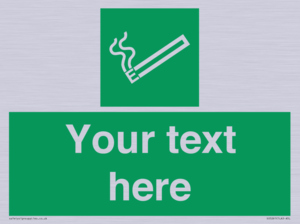 SS5261: Custom E-Cigarettes/Vaping Permited Sign