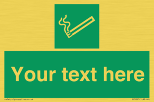 SS5261: Custom E-Cigarettes/Vaping Permited Sign