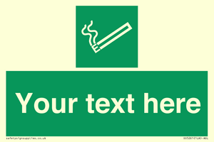 SS5261: Custom E-Cigarettes/Vaping Permited Sign