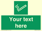 SS5261: Custom E-Cigarettes/Vaping Permited Sign