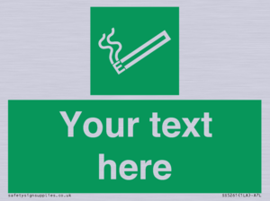 SS5261: Custom E-Cigarettes/Vaping Permited Sign