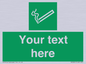 SS5261: Custom E-Cigarettes/Vaping Permited Sign